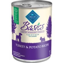 BLUE Basics Turkey & Potato Can Dog Food 12.5oz BLUE Basics Turkey & Potato Can Dog Food 12.5oz
